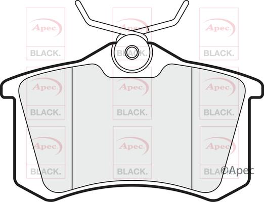 APEC PAD1020B - Kit de plaquettes de frein, frein à disque cwaw.fr