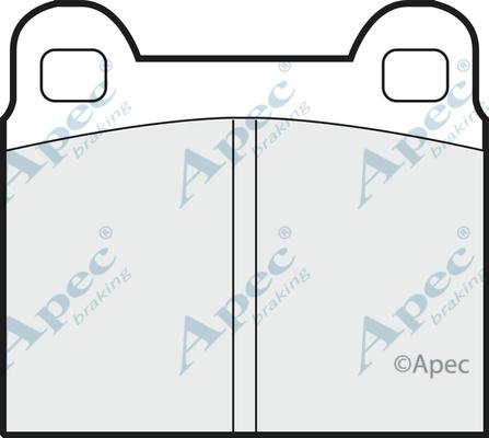 APEC PAD119 - Kit de plaquettes de frein, frein à disque cwaw.fr