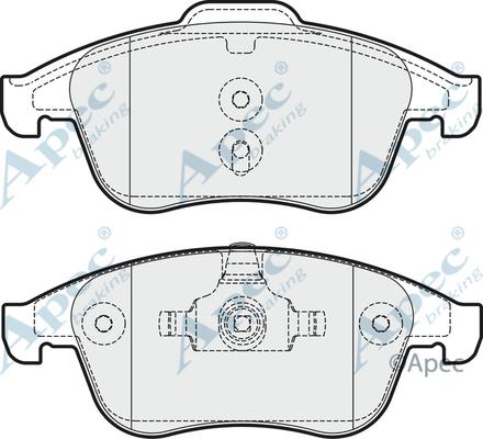 APEC PAD1898 - Kit de plaquettes de frein, frein à disque cwaw.fr