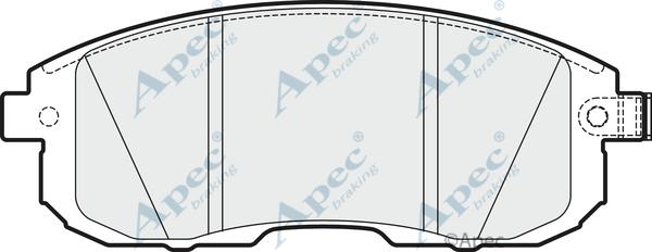 APEC PAD1832 - Kit de plaquettes de frein, frein à disque cwaw.fr