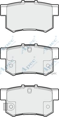 APEC PAD1828 - Kit de plaquettes de frein, frein à disque cwaw.fr