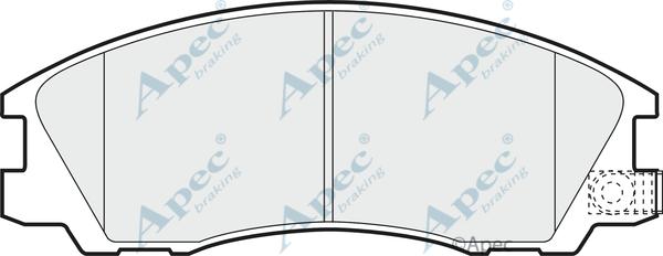 APEC PAD1359 - Kit de plaquettes de frein, frein à disque cwaw.fr