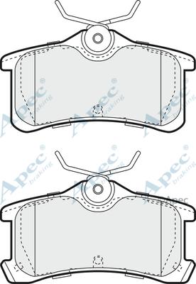 APEC PAD1354 - Kit de plaquettes de frein, frein à disque cwaw.fr