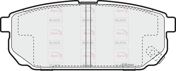 APEC PAD1331B - Kit de plaquettes de frein, frein à disque cwaw.fr