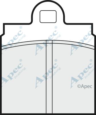 APEC PAD133 - Kit de plaquettes de frein, frein à disque cwaw.fr