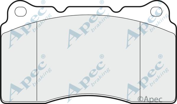 APEC PAD1370 - Kit de plaquettes de frein, frein à disque cwaw.fr