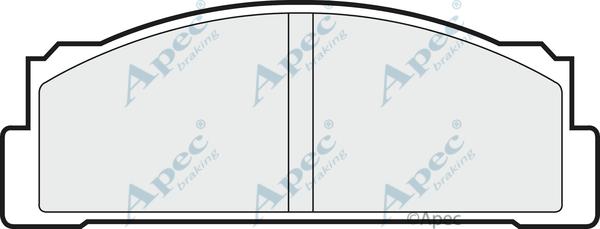 APEC PAD137 - Kit de plaquettes de frein, frein à disque cwaw.fr