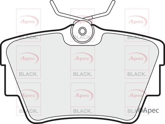 APEC PAD1279B - Kit de plaquettes de frein, frein à disque cwaw.fr