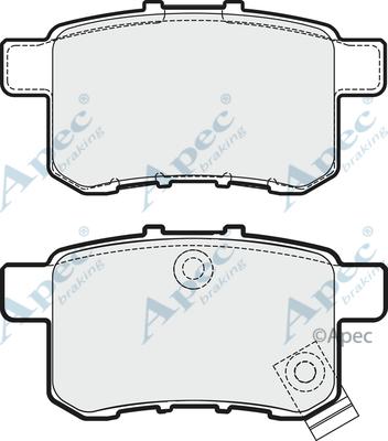 APEC PAD1763 - Kit de plaquettes de frein, frein à disque cwaw.fr