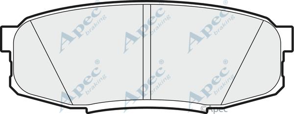 APEC PAD1762 - Kit de plaquettes de frein, frein à disque cwaw.fr