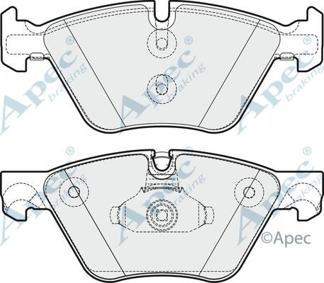 APEC PAD1789 - Kit de plaquettes de frein, frein à disque cwaw.fr