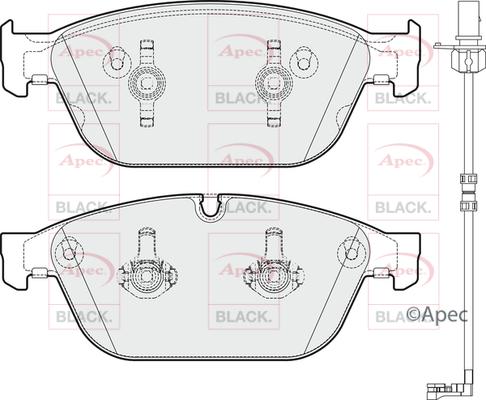 APEC PAD1785B - Kit de plaquettes de frein, frein à disque cwaw.fr