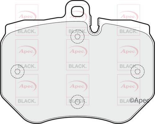 APEC PAD1720B - Kit de plaquettes de frein, frein à disque cwaw.fr