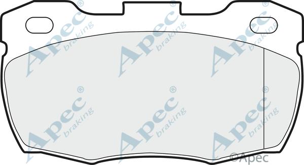 APEC PAD897 - Kit de plaquettes de frein, frein à disque cwaw.fr