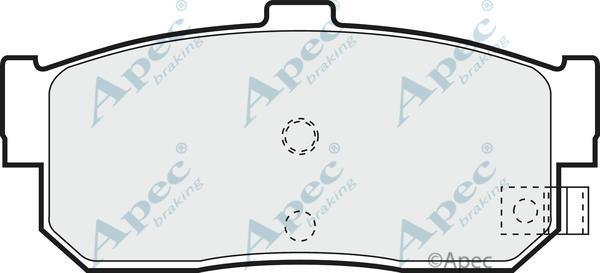 APEC PAD842 - Kit de plaquettes de frein, frein à disque cwaw.fr