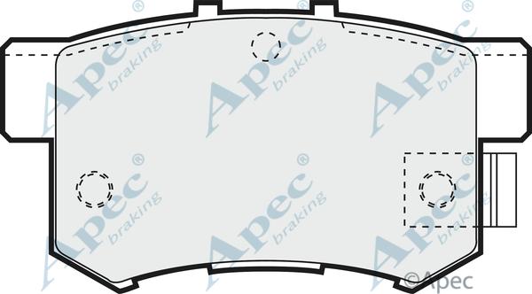 APEC PAD859 - Kit de plaquettes de frein, frein à disque cwaw.fr