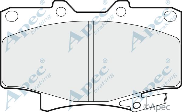 APEC PAD861 - Kit de plaquettes de frein, frein à disque cwaw.fr