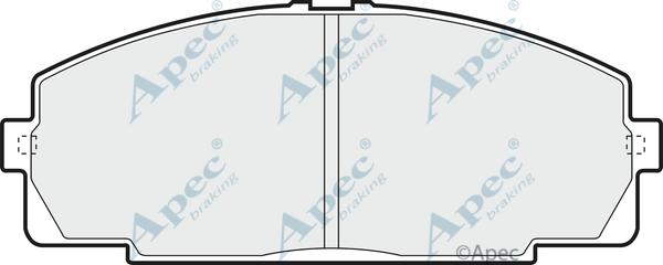 APEC PAD835 - Kit de plaquettes de frein, frein à disque cwaw.fr