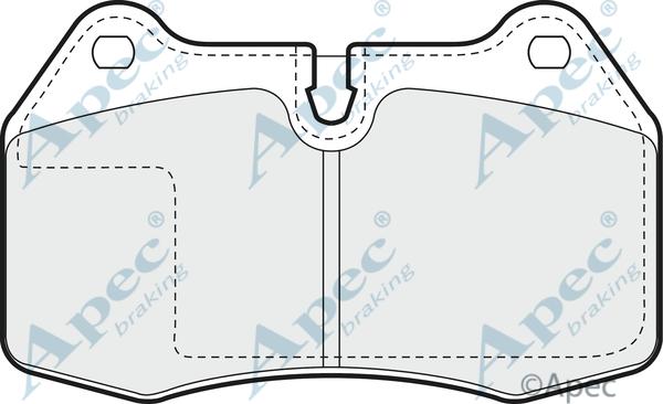 APEC PAD836 - Kit de plaquettes de frein, frein à disque cwaw.fr