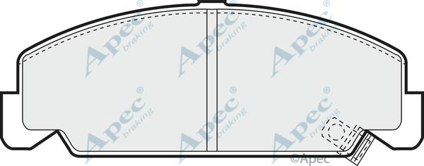 APEC PAD830 - Kit de plaquettes de frein, frein à disque cwaw.fr