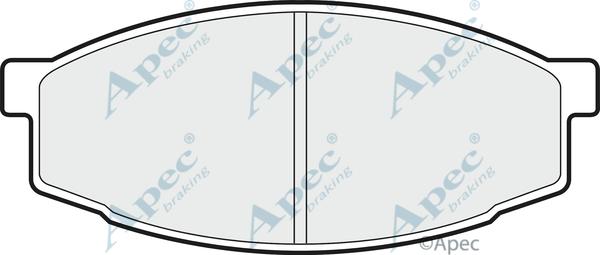 APEC PAD397 - Kit de plaquettes de frein, frein à disque cwaw.fr