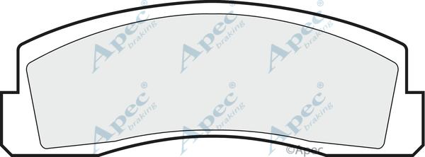 APEC PAD311 - Kit de plaquettes de frein, frein à disque cwaw.fr