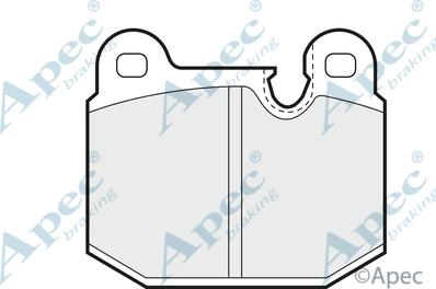 APEC PAD318 - Kit de plaquettes de frein, frein à disque cwaw.fr