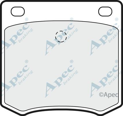 APEC PAD330 - Kit de plaquettes de frein, frein à disque cwaw.fr