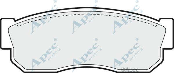 APEC PAD379 - Kit de plaquettes de frein, frein à disque cwaw.fr