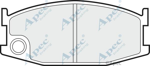 APEC PAD299 - Kit de plaquettes de frein, frein à disque cwaw.fr