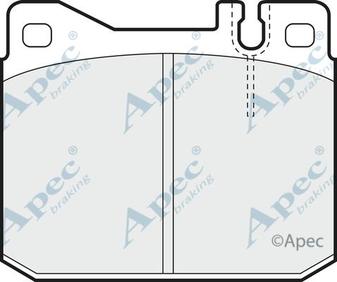 APEC PAD290 - Kit de plaquettes de frein, frein à disque cwaw.fr