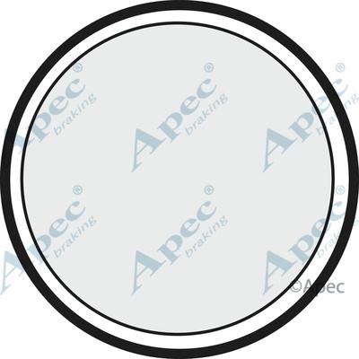 APEC PAD254 - Kit de plaquettes de frein, frein à disque cwaw.fr