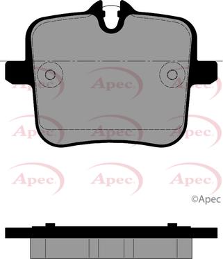 APEC PAD2523 - Kit de plaquettes de frein, frein à disque cwaw.fr