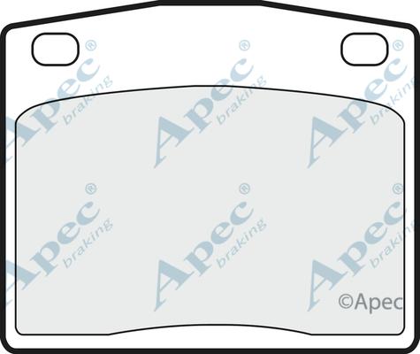 APEC PAD269 - Kit de plaquettes de frein, frein à disque cwaw.fr