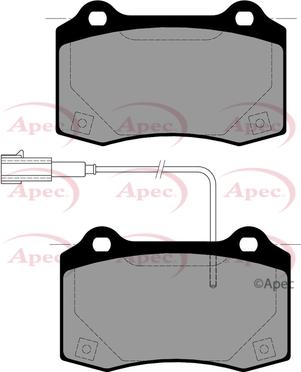 APEC PAD2631 - Kit de plaquettes de frein, frein à disque cwaw.fr