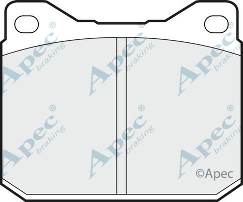 APEC PAD267 - Kit de plaquettes de frein, frein à disque cwaw.fr