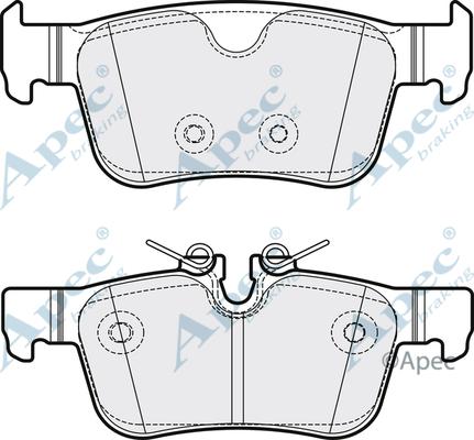 APEC PAD2148 - Kit de plaquettes de frein, frein à disque cwaw.fr