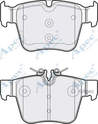 APEC PAD2131 - Kit de plaquettes de frein, frein à disque cwaw.fr