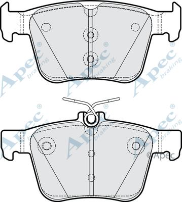 APEC PAD2178 - Kit de plaquettes de frein, frein à disque cwaw.fr