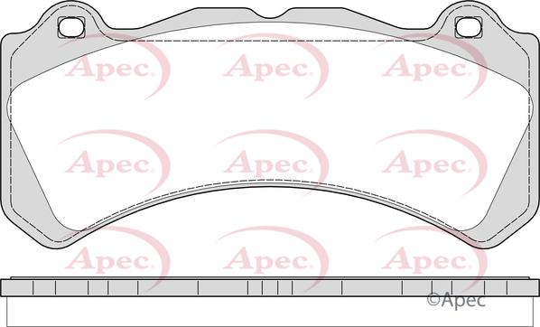 APEC PAD2377 - Kit de plaquettes de frein, frein à disque cwaw.fr