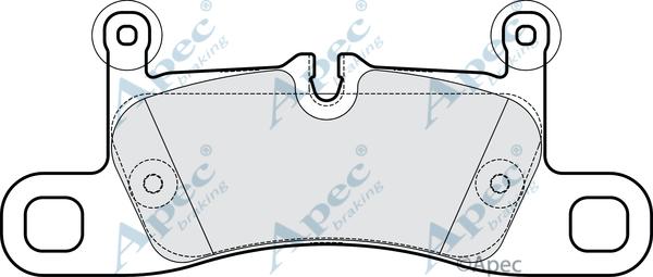 APEC PAD2274 - Kit de plaquettes de frein, frein à disque cwaw.fr