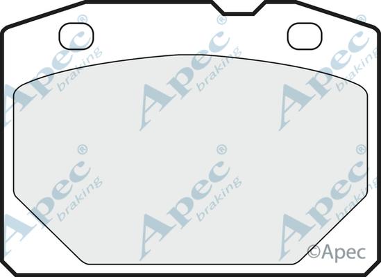 APEC PAD274 - Kit de plaquettes de frein, frein à disque cwaw.fr