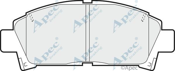 APEC PAD799 - Kit de plaquettes de frein, frein à disque cwaw.fr