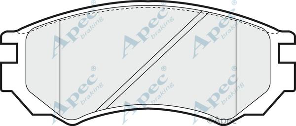 APEC PAD790 - Kit de plaquettes de frein, frein à disque cwaw.fr