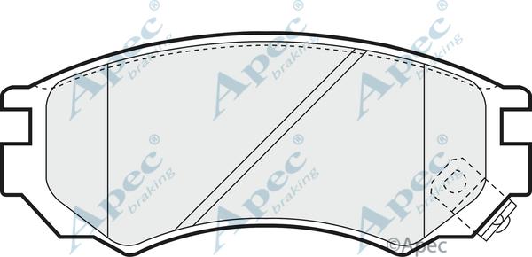 APEC PAD791 - Kit de plaquettes de frein, frein à disque cwaw.fr