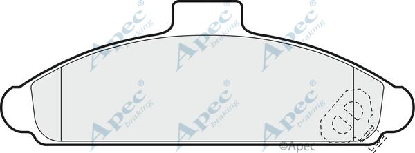 APEC PAD793 - Kit de plaquettes de frein, frein à disque cwaw.fr