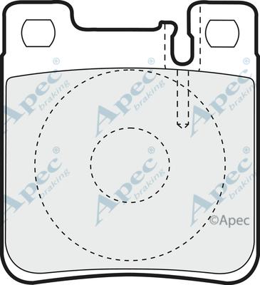 APEC PAD759 - Kit de plaquettes de frein, frein à disque cwaw.fr