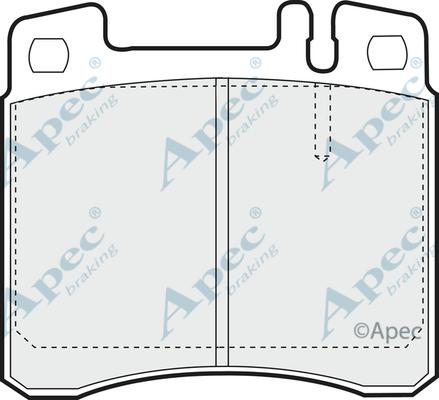 APEC PAD760 - Kit de plaquettes de frein, frein à disque cwaw.fr