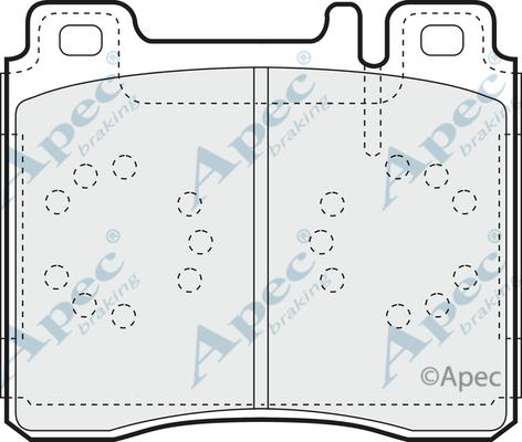 APEC PAD762 - Kit de plaquettes de frein, frein à disque cwaw.fr