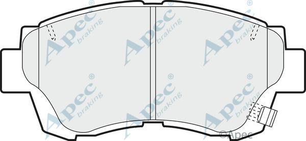 APEC PAD785 - Kit de plaquettes de frein, frein à disque cwaw.fr